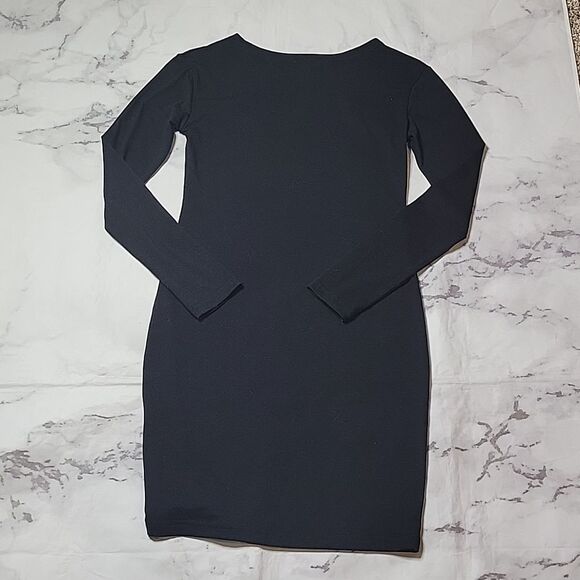 Pink Lily Black Long Sleeve Dress - Picture 4 of 4